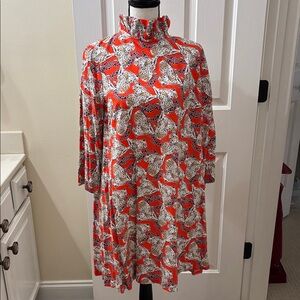 Crown & Ivy animal print dress